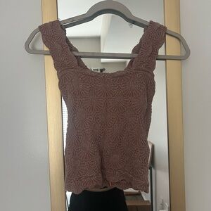 Free People Love Letter Cami Withered Rose